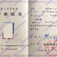 云南财经大学毕业证(大学毕业证样本_图片_模板)_历任校长