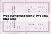 中专毕业证书图片高清大图大全（中专毕业证图片高清样本）