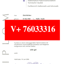 德国马丁·路德大学毕业证样本_图片(德国大学毕业证定制)