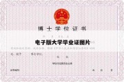 电子版大学毕业证图片