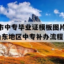 滕州市中专毕业证模板图片(1994年山东地区中专补办流程）