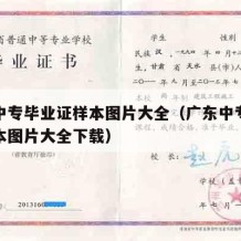 广东中专毕业证样本图片大全（广东中专毕业证样本图片大全下载）