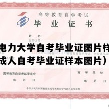 华北电力大学自考毕业证图片样本（北京成人自考毕业证样本图片）