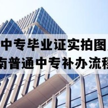 华容县中专毕业证实拍图片(2001年湖南普通中专补办流程）