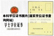 本科学位证书图片(国家学位证书查询网站)