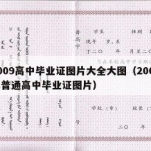 2009高中毕业证图片大全大图（2009年普通高中毕业证图片）