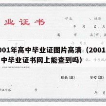 2001年高中毕业证图片高清（2001年高中毕业证书网上能查到吗）