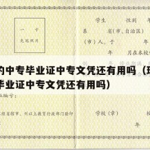 现在的中专毕业证中专文凭还有用吗（现在的中专毕业证中专文凭还有用吗）