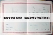 本科文凭证书图片（本科文凭证书图片高清）