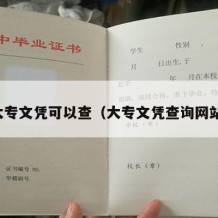 大专文凭可以查（大专文凭查询网站）