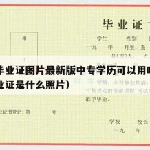 中专毕业证图片最新版中专学历可以用吗（中专毕业证是什么照片）