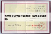 大学毕业证书图片2020版（大学毕业证原图）