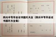 四川中专毕业证书图片大全（四川中专毕业证书图片大全集）