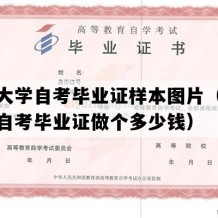 三峡大学自考毕业证样本图片（湖北成人自考毕业证做个多少钱）