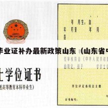 中专毕业证补办最新政策山东（山东省中专毕业证）