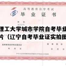 大连理工大学城市学院自考毕业证模板图片（辽宁自考毕业证实拍图片）