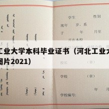 河北工业大学本科毕业证书（河北工业大学毕业证图片2021）