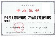 学信网学历证明图片（学信网学历证明图片 样本）