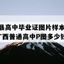 象州县高中毕业证图片样本(1991年广西普通高中P图多少钱）