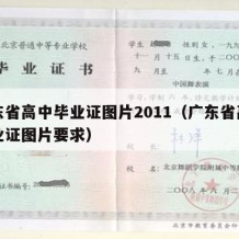 广东省高中毕业证图片2011（广东省高中毕业证图片要求）