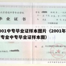 2001中专毕业证样本图片（2001年中等专业中专毕业证样本图）