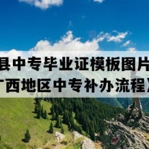 柳城县中专毕业证模板图片(2021年广西地区中专补办流程）