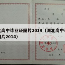 湖北高中毕业证图片2019（湖北高中毕业证图片2014）