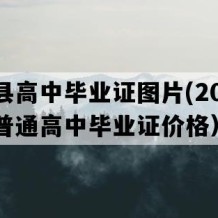 新宁县高中毕业证图片(2005年湖南普通高中毕业证价格）