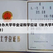 怎么补办大学毕业证和学位证（补大学毕业证在哪补）