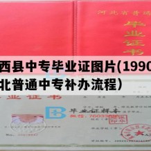 临西县中专毕业证图片(1990年河北普通中专补办流程）