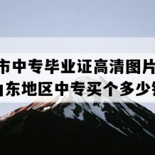 乳山市中专毕业证高清图片(2009年山东地区中专买个多少钱）