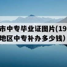 宁乡市中专毕业证图片(1998年湖南地区中专补办多少钱）