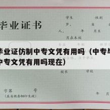 中专毕业证仿制中专文凭有用吗（中专毕业证仿制中专文凭有用吗现在）