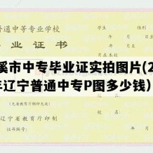 本溪市中专毕业证实拍图片(2007年辽宁普通中专P图多少钱）