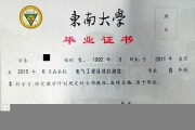 东南大学毕业证(大学毕业证样本_图片_模板)_历任校长