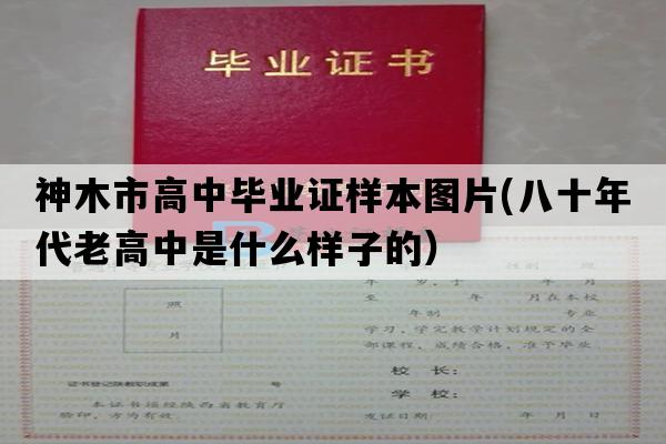 神木市高中毕业证样本图片(八十年代老高中是什么样子的）