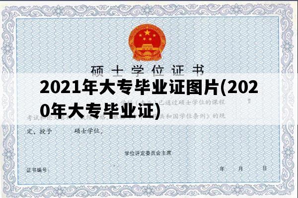 2021年大专毕业证图片(2020年大专毕业证)