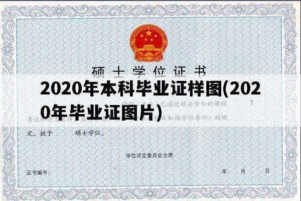 2020年本科毕业证样图(2020年毕业证图片)