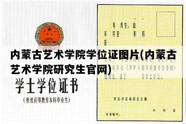 内蒙古艺术学院学位证图片(内蒙古艺术学院研究生官网)