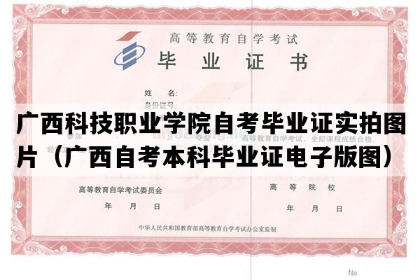 广西科技职业学院自考毕业证实拍图片（广西自考本科毕业证电子版图）