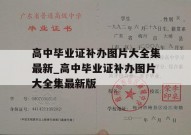 高中毕业证补办图片大全集最新_高中毕业证补办图片大全集最新版