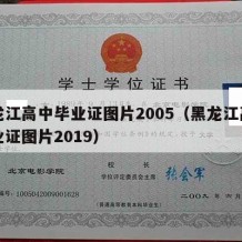 黑龙江高中毕业证图片2005（黑龙江高中毕业证图片2019）