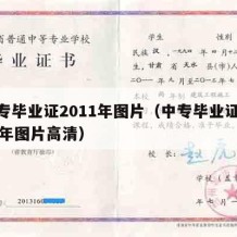 中专毕业证2011年图片（中专毕业证2011年图片高清）