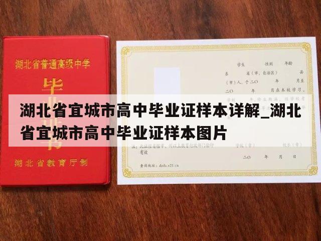 湖北省宜城市高中毕业证样本详解_湖北省宜城市高中毕业证样本图片